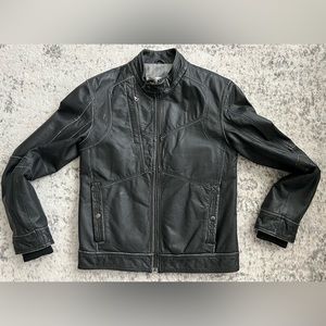 Genuine Leather Motto Jacket, Men’s Small (Danier)